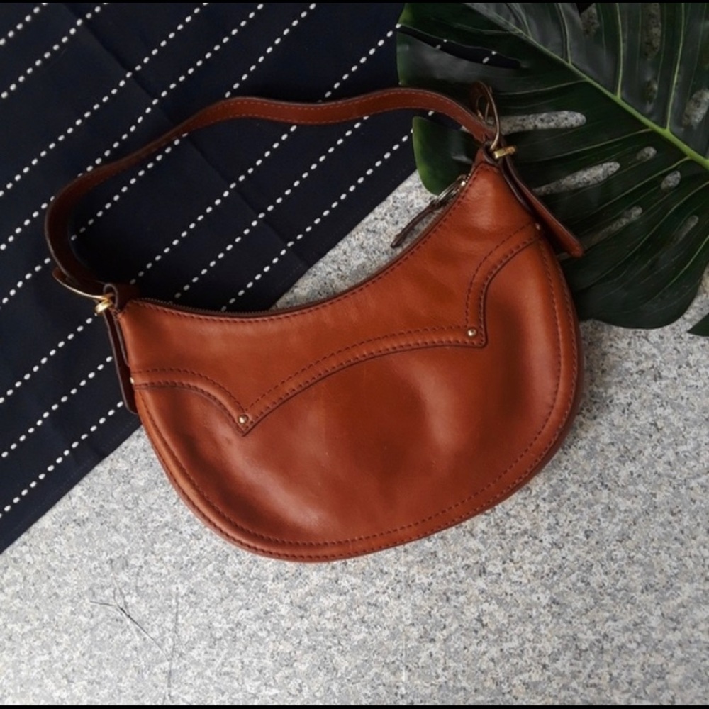 {Michael Kors} Brown Leather Small Shoulder Bag